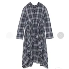 Mila Owen ロングテールチェックシャツ