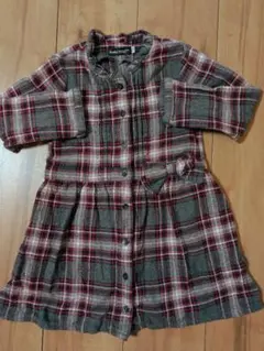 BeBe チェック柄ワンピース 110
