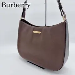 美品 バーバリー ワンショルダーバッグ レザー 茶色 ブラウン ノバチェックのサムネイル