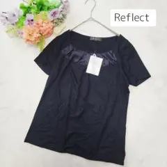新品＊リフレクト　黒　半袖カットソー9号　ウォッシャブルのサムネイル