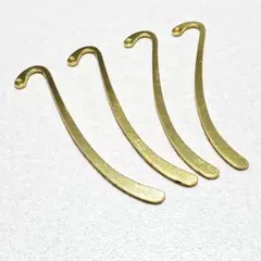 ブックマーカー　ゴールド 4個　パーツ　デコ