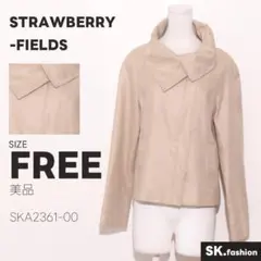 美品 STRAWBERRY-FIELDS アウター コート　長袖　フロントジップのサムネイル