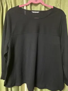 MB ミントブリーズ ブラック長袖カットソー5L 未使用品　大きいサイズ