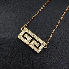R【美品】ジバンシー　GIVENCHY ジオメトリック ネックレス