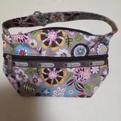 未使用　LeSportsac フラワー柄ポーチ EXCLUSIVEのサムネイル
