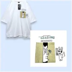 【ScoLar】スカラー CLOSING柄 ポケットTシャツ タグ付未使用のサムネイル