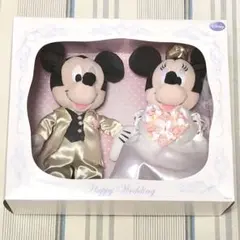 ミッキー　ミニー　ウエディングドール　洋装