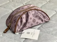 新品 russet ラシット ハーフラウンド型たっぷり収納ポーチ ピンク紫系のサムネイル