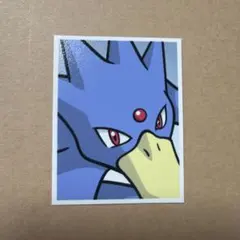 ポケモン 証明写真 ステッカー ゴルダック　韓国