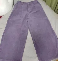 コーディロイワイドパンツ