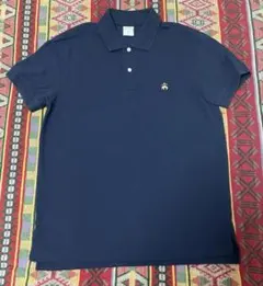 【美品】ブルックスブラザーズ　ポロシャツ　刺繍ロゴ　ゴールド　M USA購入