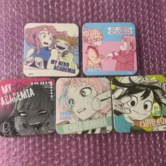 【僕のヒーローアカデミア】ヒロアカ 原画展 アートコースター アトコ 5枚セット