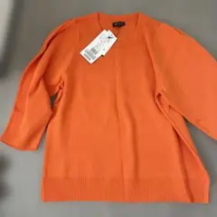 未使用タグ付】GIORGIO ARMANI 半袖 ニット オレンジ 2XL - メルカリ