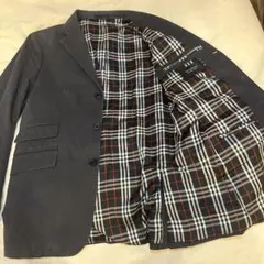さらに値引中　BURBERRY BLACK LABEL ストライプブレザー　L