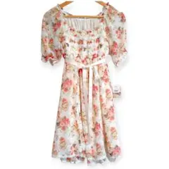 値下げ！【新品未使用タグ付き】店舗限定 L'EST ROSE 半袖ワンピース