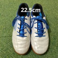 アンブロ フットサルシューズ ホワイト/ブルー 22.5cm umbro