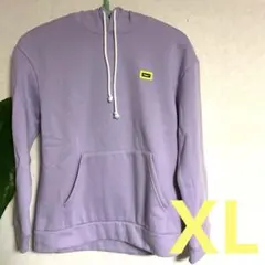 【SHEIN】ラベンダー フード付きパーカー later XLサイズ