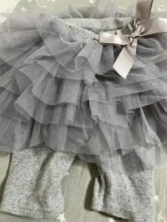 Bee de Bee フリル付きレギンス　１１０　グレー