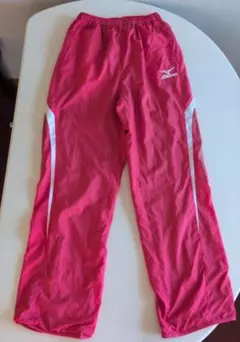 MIZUNO ミズノ 裏起毛ナイロンパンツ ピンクL