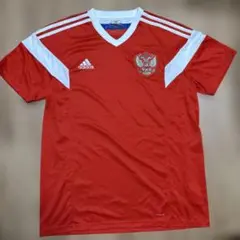 adidas ロシア代表 サッカーシャツ 赤 2018年モデル