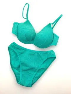 エメラルドグリーン セパレート水着 3点セットのサムネイル