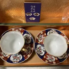 有田焼 青藍窯 古伊万里 カップ&ソーサー 八角 金彩 一客 - メルカリ