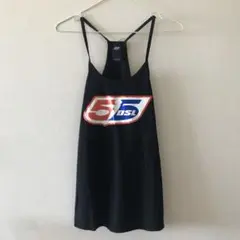 55DSL キャミソール　キラキラロゴプリント タンクトップ　DIESEL