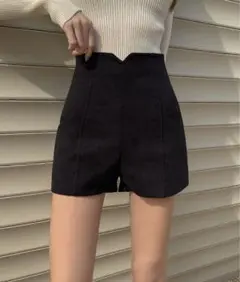 ハイウエストセンターラインショートパンツ