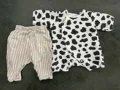 ベビー服 秋冬ロンパース ズボン 2点セット 60 70cm 新生児用