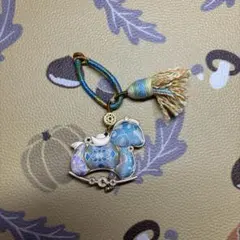 和風馬チャーム タッセル付き