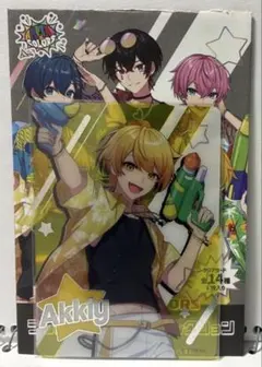 あっきぃくん AMPTAK×COLORS Summer クリア カード 等身