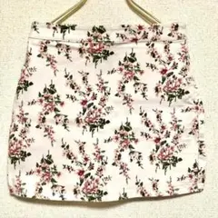 ♥美品♥フォーエバー21／タイトスカートミニ　ピンク系花柄