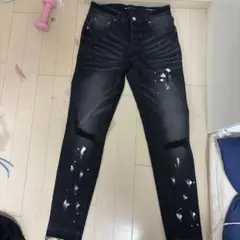 PURPLE BRAND パープルブランド ペイント加工 ブラック 28