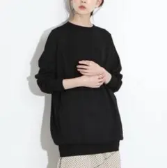 yori チャンキーヘムラウンドtee ブラック - メルカリ