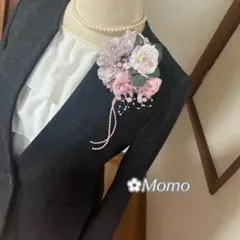 ❁桜ローズ❁ダリア♡コサージュハンドメイド2way卒業式入学式卒園式入園式