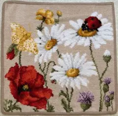 FEILER デイジー　ベージュ　大判タオルハンカチ新品