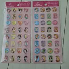 Disney プリンセス ストーンシール　2枚 ディズニー