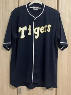 阪神タイガース シャープ産業 ユニフォーム 当時 復刻 ネイビー 黒