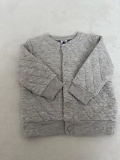 プチバトー　グレー キルティングアウター 18m 81cm