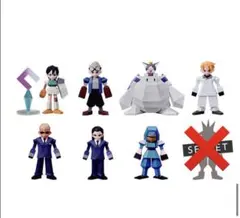 ファイナルファンタジー　ミニフィギュア7体セット FINAL FANTASY Ⅶ REBIRTH発売記念くじ D賞 ミニフィギュア7体セット&G