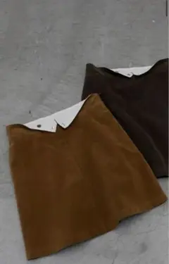 katrin tokyo suede mini skirt