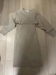 値下げ 美品CIAOPANIC TYPY 長袖 レイヤード ロングワンピース