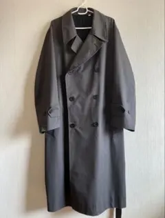ユニクロ　メンズ トレンチコート ダークグレー Lサイズ