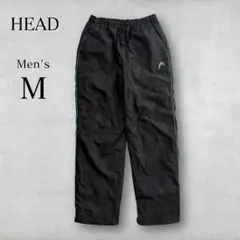 HEAD ヘッド トラックパンツ M 黒×青パイピング スポーツ メンズのサムネイル