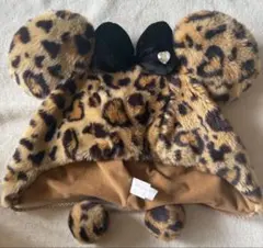 ミニーちゃん 旧ヒョウ柄 ファンキャップ ディズニー