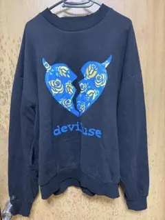 deviluse ブラック スウェット トレーナーのサムネイル