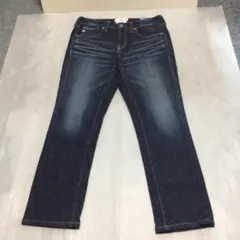 SOMETHING. ストレートデニム ダークブルー XS 27