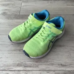asics レーザービーム スニーカー 黄緑 19cm