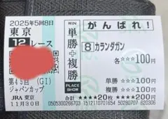 カランダガン　現地馬券