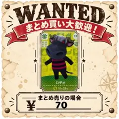 ロデオ　amiibo あつ森　アミーボカード　③